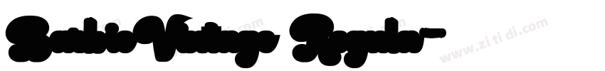 BarbieVintage Regula字体转换 BarbieVintage Regula字体转换